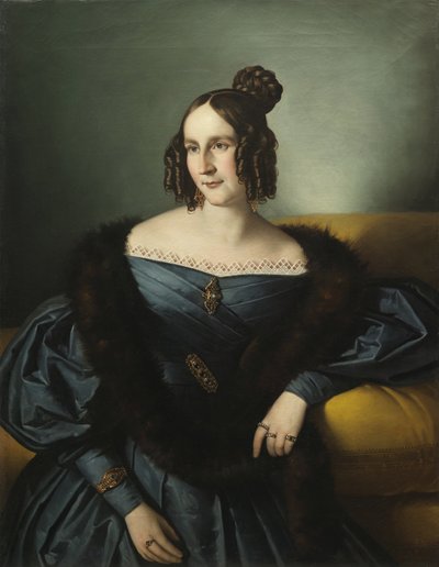 Portrait of a Woman by Giuseppe Tominz